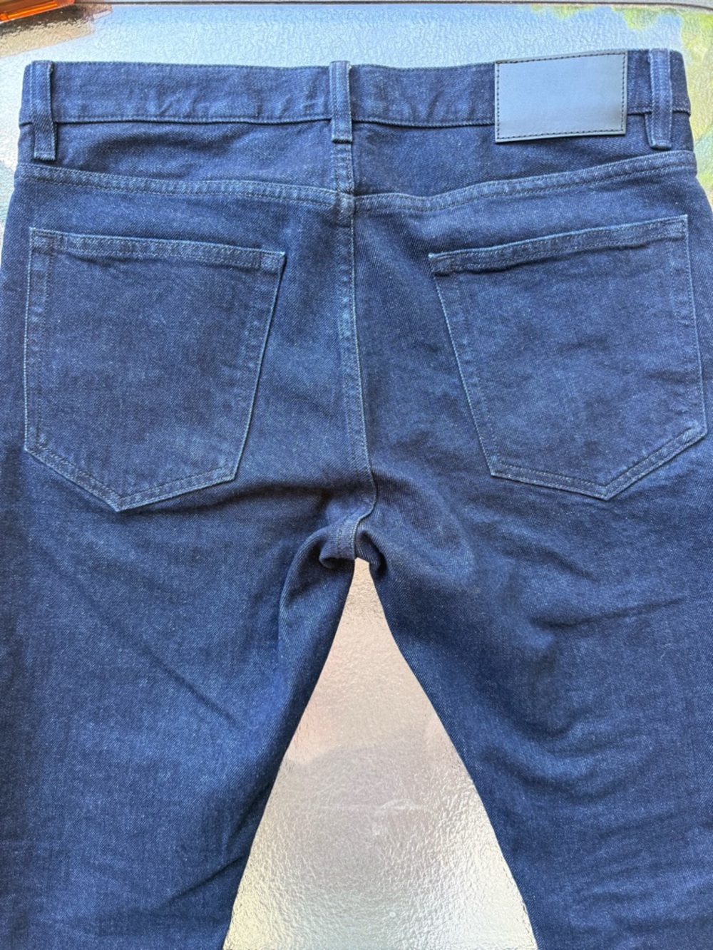 Theory Men’s Skinny Jeans in Dark Blue Denim - Picture 6 of 11